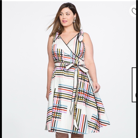 Eloquii Dresses & Skirts - Eloquii tie shoulder dress